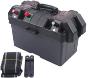 Caricatore Multifunzionale Portatile - 44x24,5x27cm - Doppia Porta USB - Incluso Cinturino - Nero