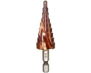 Boor multifunzionale 4-20 mm HSS M35 con spirale a sei facce e conica.
