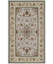 Coppia Tappeti TABRIZ GRIGIO cm.65x110 orientale classico in ciniglia multiuso lavabile velour antiscivolo