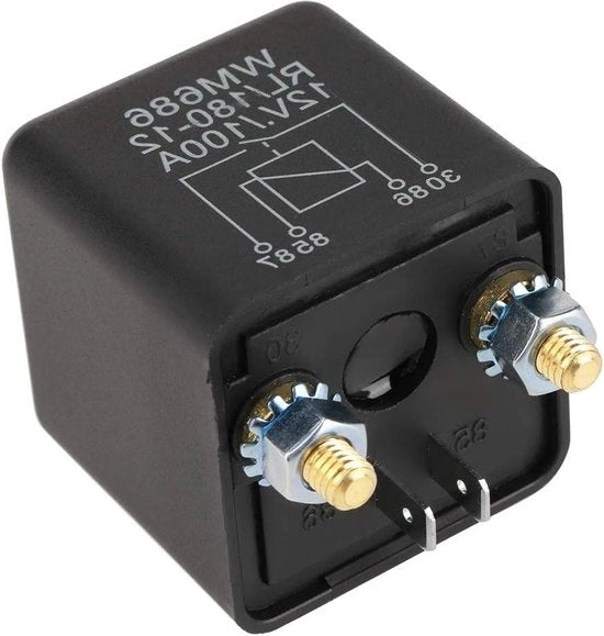 Relè di Avvio 12V 100A Normale Aperta di Alta Qualità 4 Terminale Interruttori - Avviatori 4 Pin Relè per Controllo Batteria ACC/INV - Migliori Prezzi