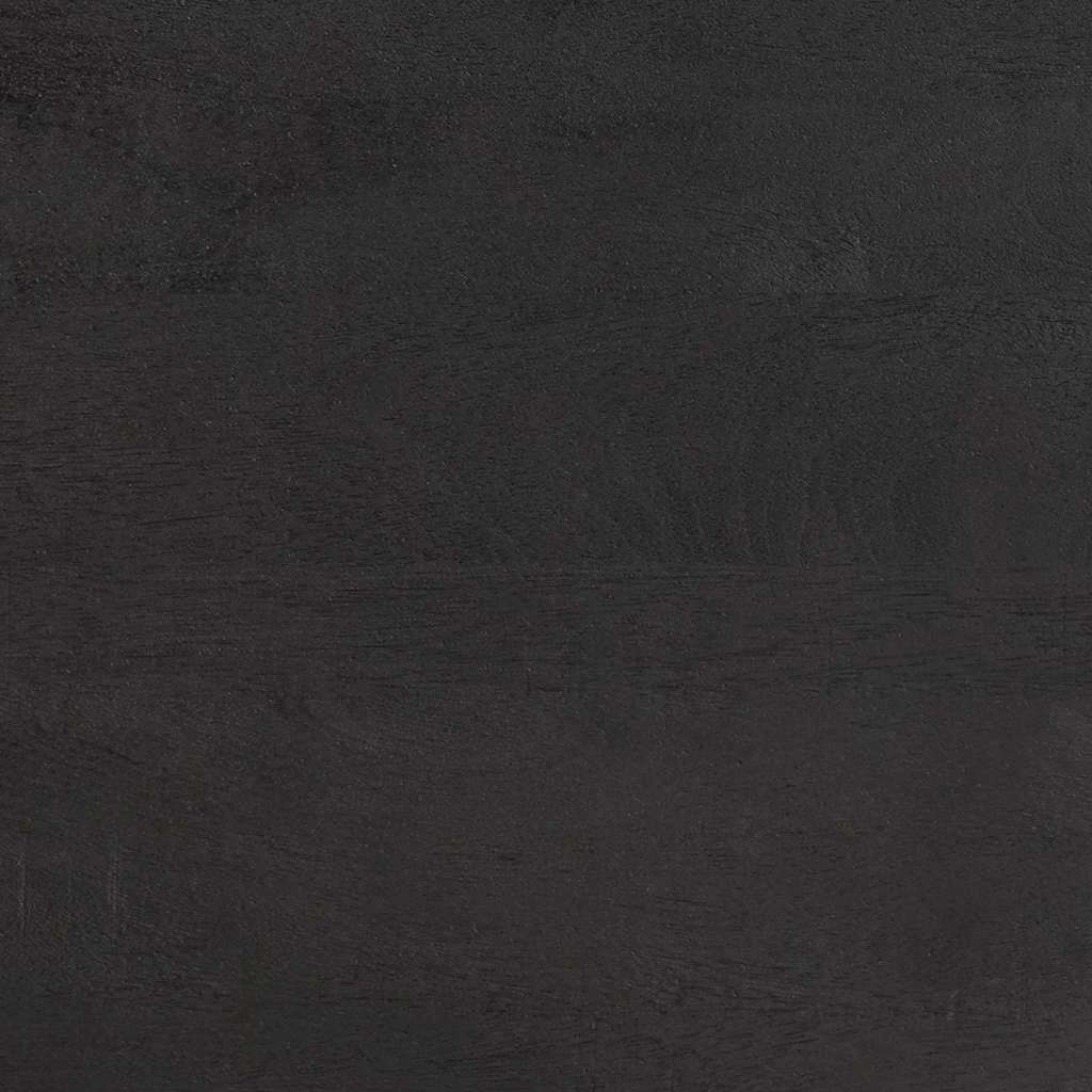 Mobile TV moderno con contenitore 105 x 33 x 46 cm design artistico interno in legno massello di mango nero 02_0057889