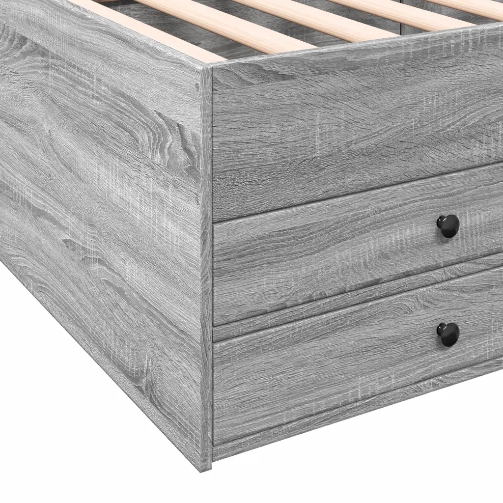 Divano Letto con Cassetti senza Materasso 100x200 cm