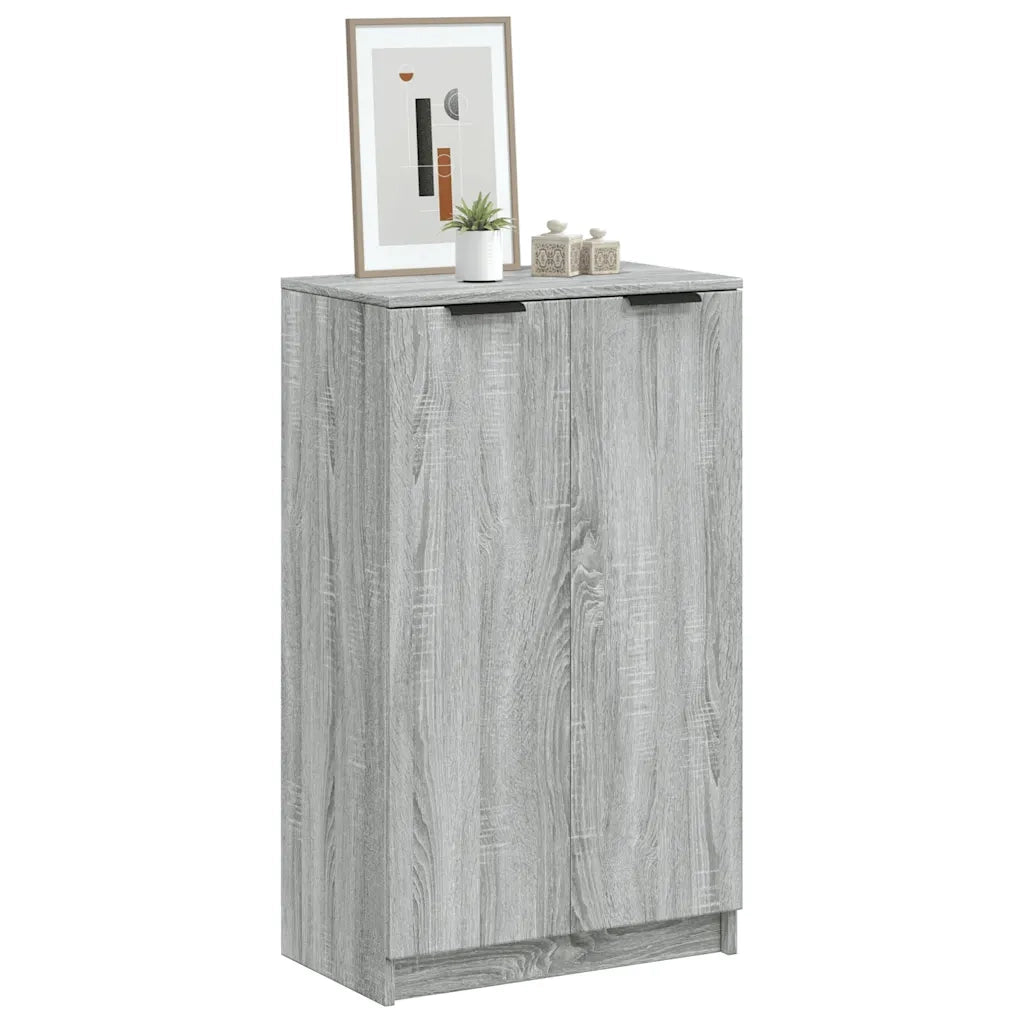 Scarpiera Grigio Sonoma 59x35x100 cm in Legno Multistrato 817109