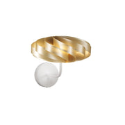 Applique Moderna Flat Polilux ® New Gold E Metallo 1 Luce E14