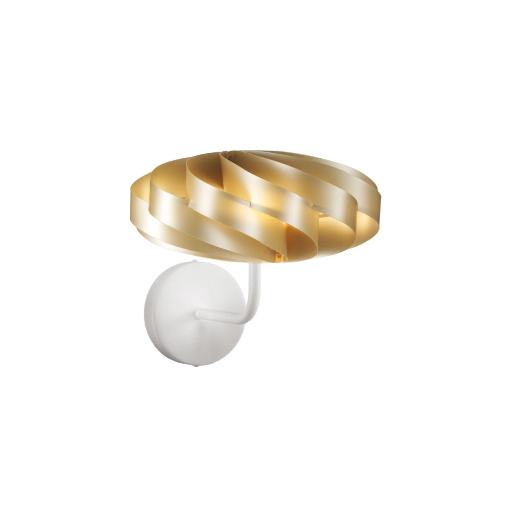 Applique Moderna Flat Polilux ® New Gold E Metallo 1 Luce E14