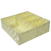 Cassetto poliestere crema quadro cm 32x32h10