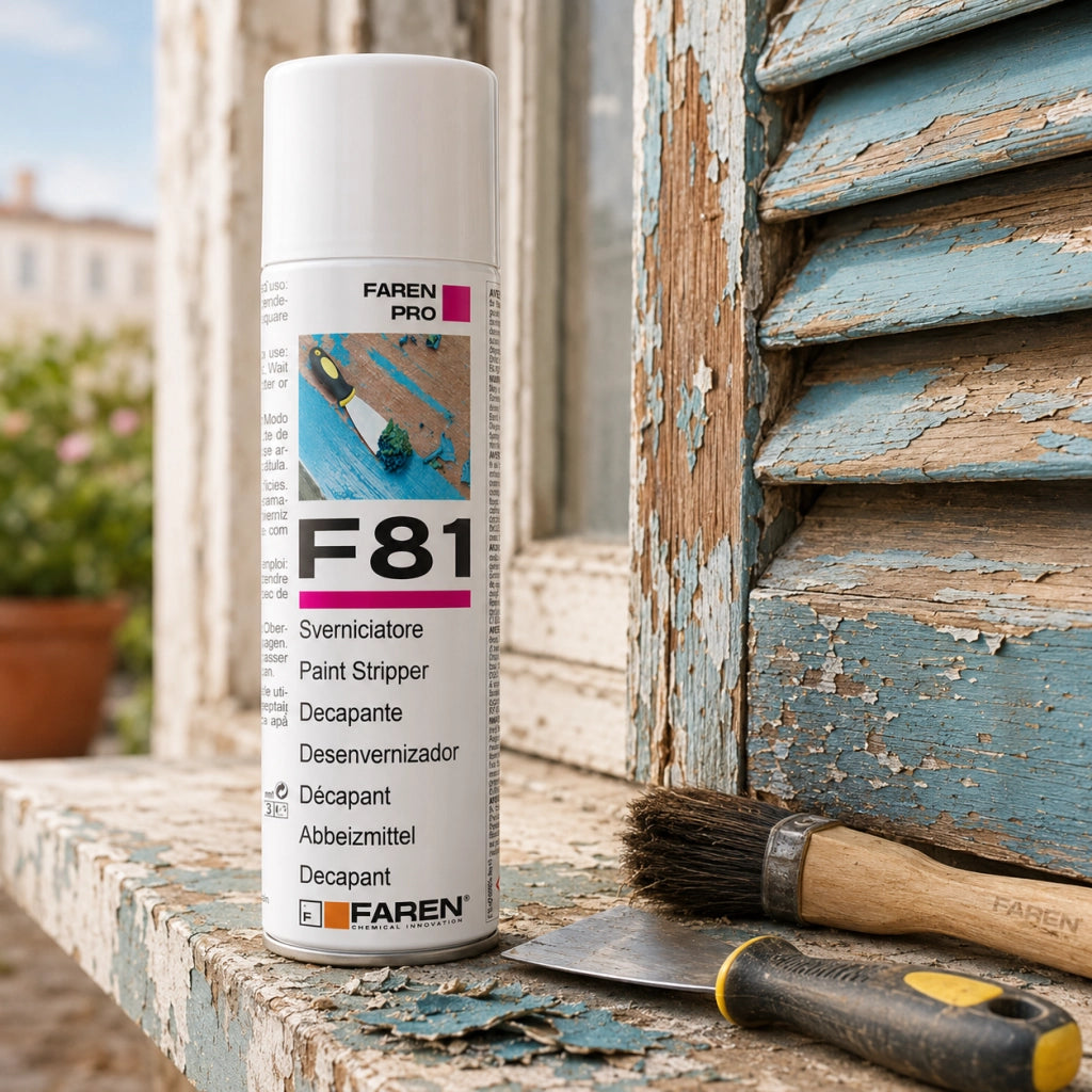 Faren f81 sverniciatore spray rapido per rimozione vernici 400 ml 2 pezzi