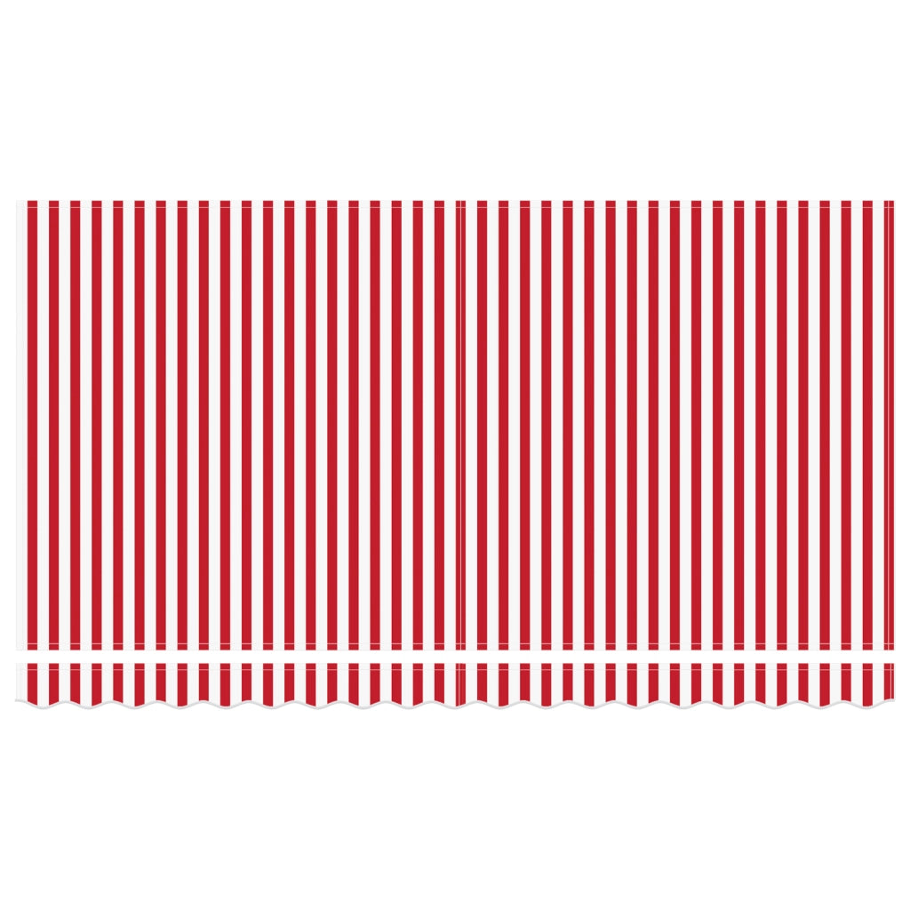 Tessuto sostitutivo della tenda per telaio 4x2 m Rosso e Bianco