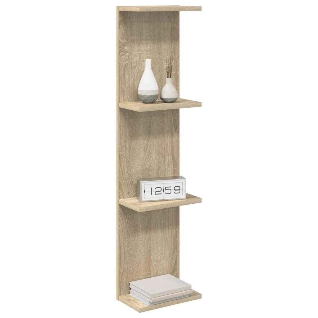 Scaffale da parete Rovere Sonoma 25 x 15 x 100 cm 8012384