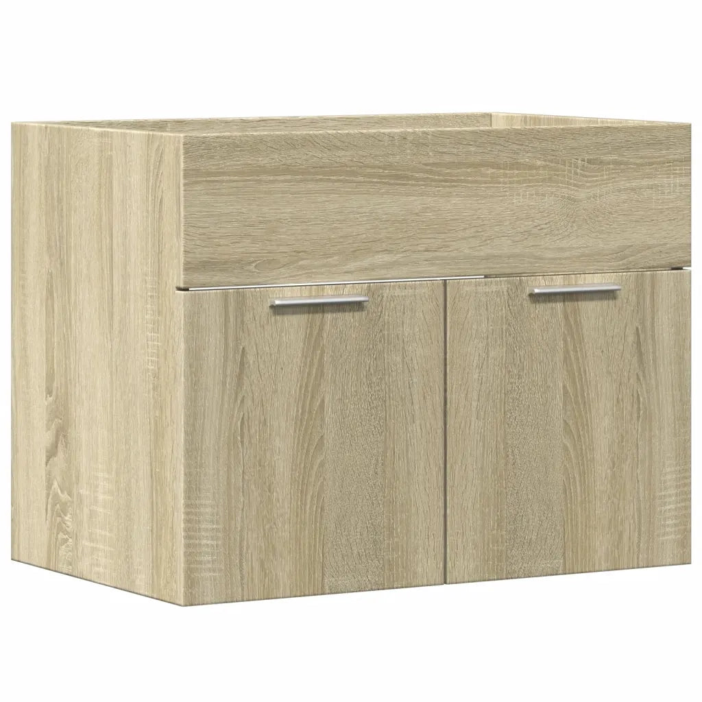 Mobile Sottolavabo Rovere Sonoma 60x38,5x46cm Legno Multistrato