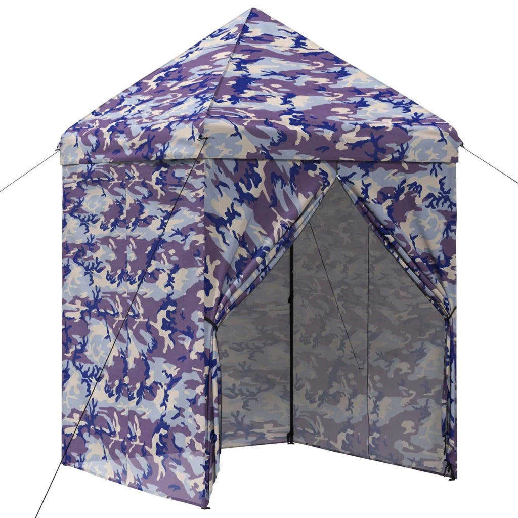 Gazebo Pop-up con 4 Pareti 3 x 3 m Blu Cacciatore 42036830