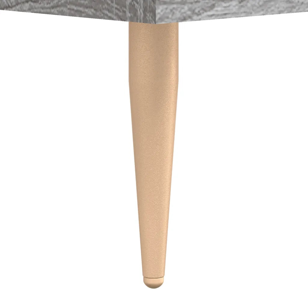 Mobile TV Grigio Sonoma 102x36x50 cm in Legno Multistrato 829026
