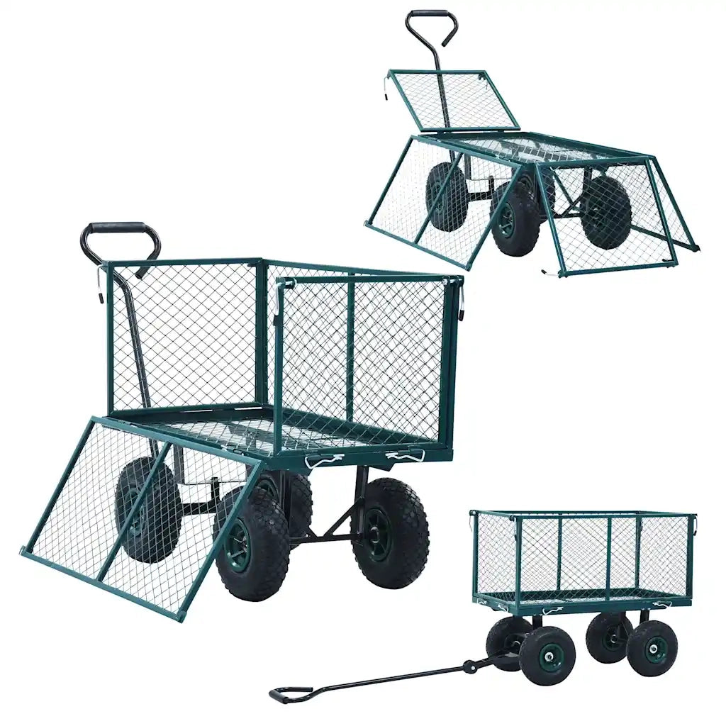 Carrello a Mano da Giardino Verde 350 kg CFW8860810