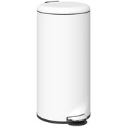 Pattumiera a Pedale 30L ¨C zephmum ¨C Bianco Crema 36x30x63.5 cm