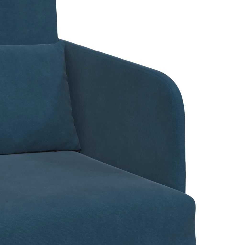 Divano letto Blu 65 x 80 x 83 cm Velluto 4106647