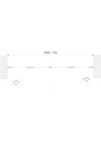 Porta Parete Doccia 190 cm 2 Ante a Libro in Cristallo Trasparente 6mm H190
