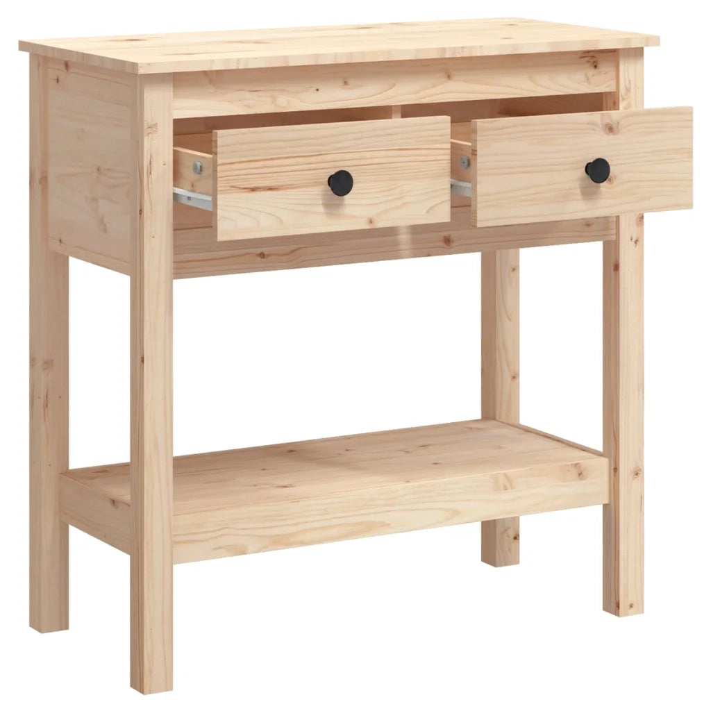 Tavolo Consolle | Tavolo d'Ingresso 75x35x75 cm in Legno Massello di Pino