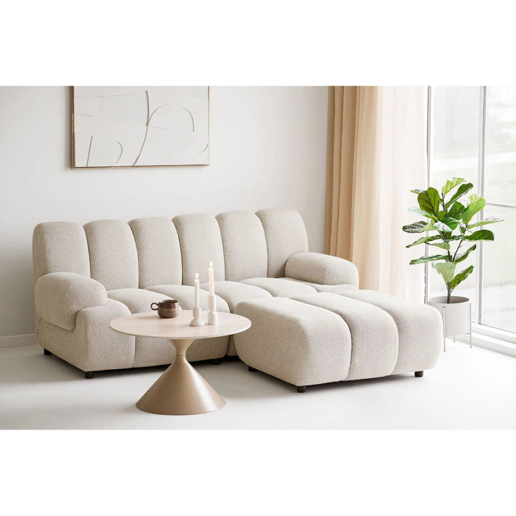 Tavolino Annecy, Beige, Ceramica, 70x70x41 cm