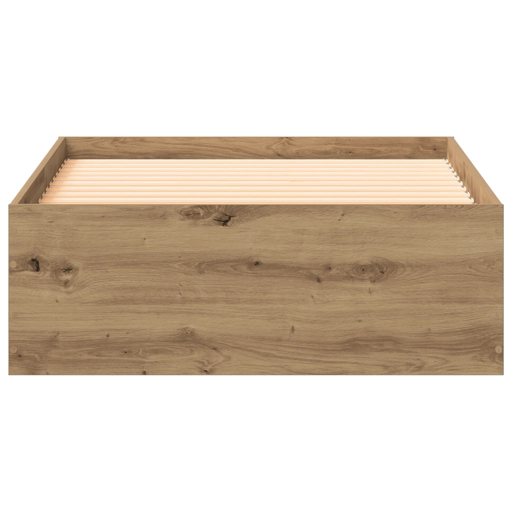 Struttura Letto  Artisan Rovere 90x190 cm Legno Ingegnerizzato