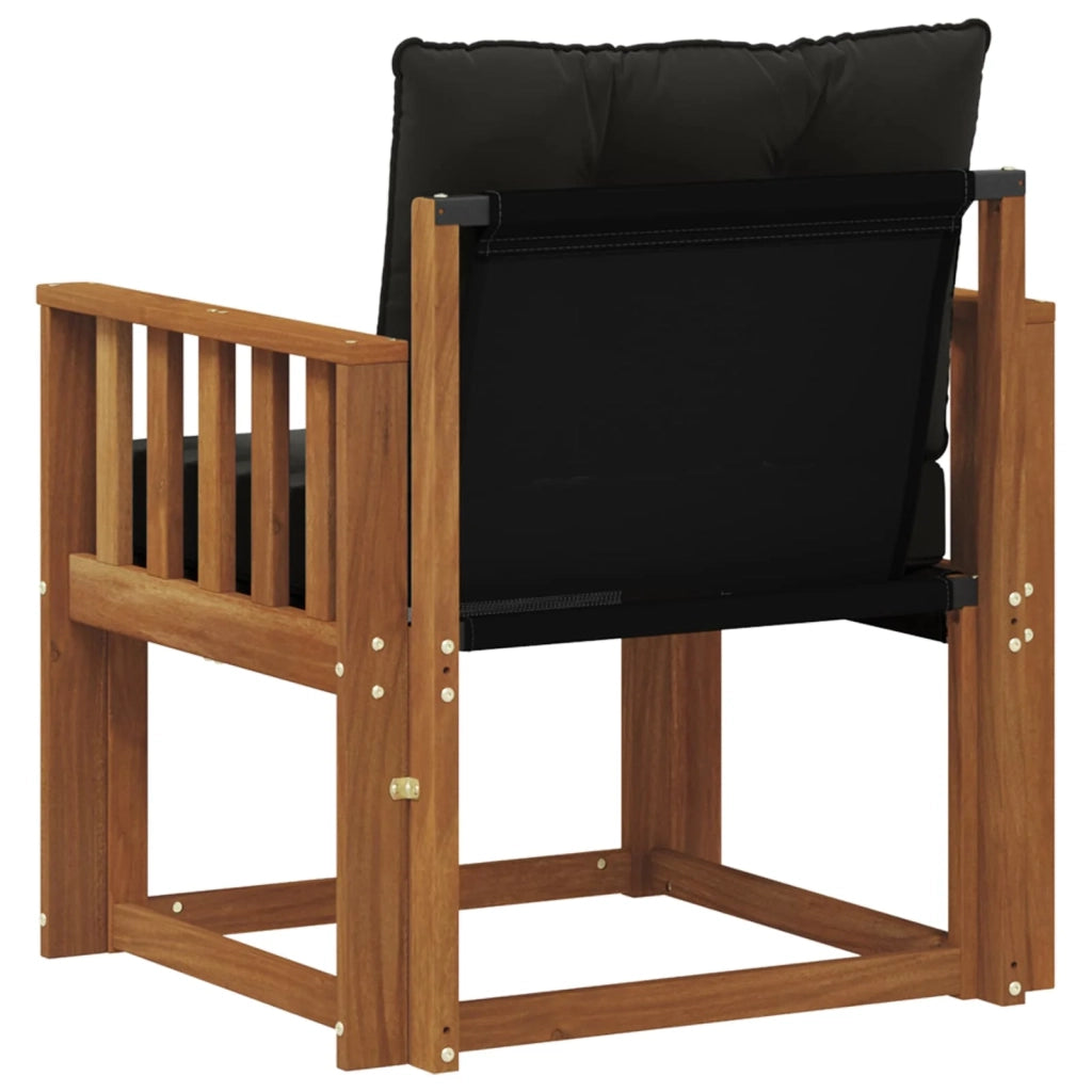 2 Pezzo Divano da esterno-Divano da Giardino-Sofa da giardino Legno di Acacia Massello Naturale 988759