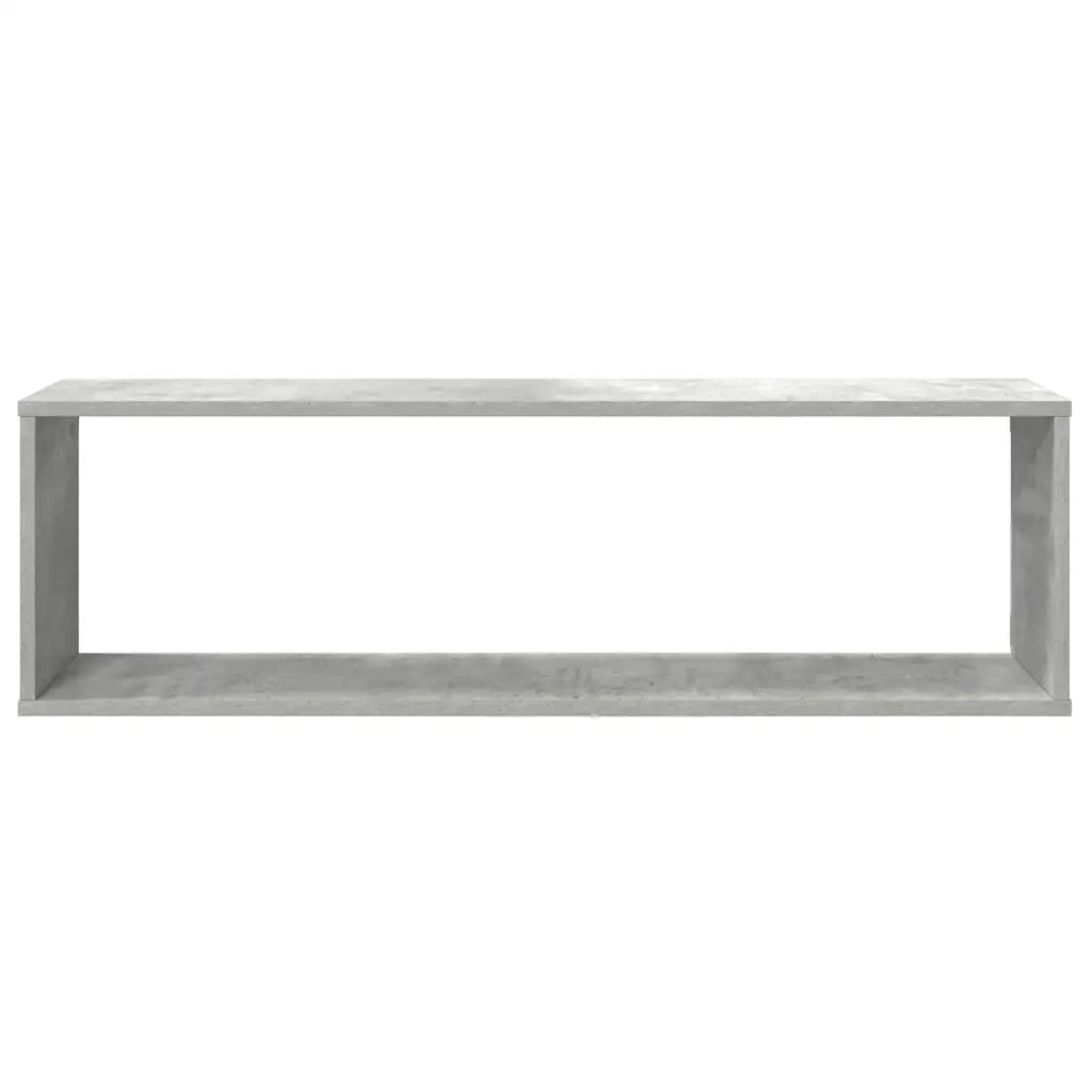 Mensole a Cubo 4 pz Grigio Cemento 100x15x30 cm in Truciolato cod mxl 33098