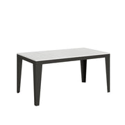 Tavolo Allungabile 160-420x90x77 cm Flame Evolution Bianco Frassino