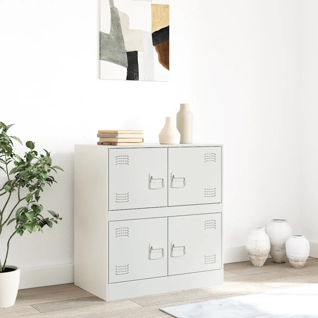 Credenza | Madia | Buffet da pranzo | Armadio da pranzo Rosa 67x39x73 cm in Acciaio