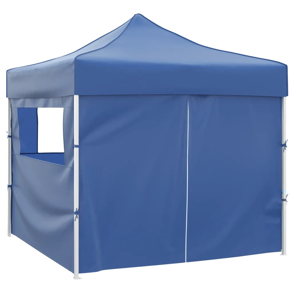 Tenda Pieghevole Blu 3 x 3 m con 4 Pareti cod mxl 40262