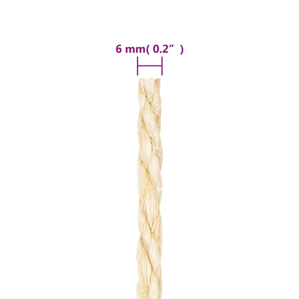 Corda in Sisal 100% 6 mm 50 m 155013