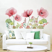 Decorazione per Muri Fiori - Decorazione per la Camera da Letto - Decorazione per la Camera dei Bambini - Facile da Applicare - Vinyl Amichevole al 100%