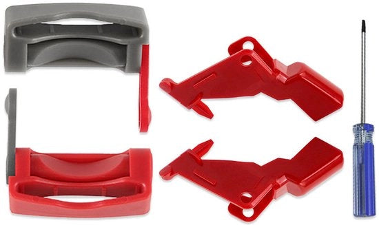 Accessori per aspirapolvere Dyson V7 V8 V10 V11 V15 - Interruttore pulsante rosso/grigio Interruttore slot sostituzione set con chiave a serramanico