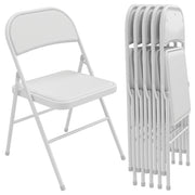 Sedia da pranzo pieghevole ¨C zephmum ¨C bianco 45x46x78 cm