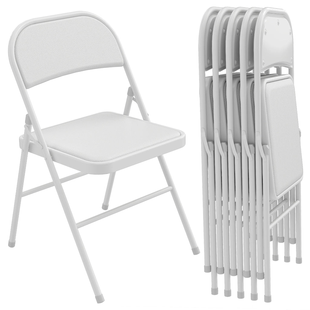 Sedia da pranzo pieghevole ¨C zephmum ¨C bianco 45x46x78 cm