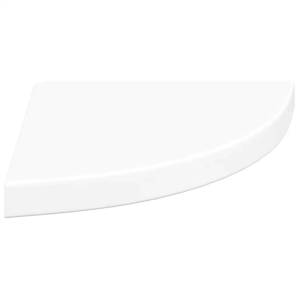 Scaffali Angolari a Parete 4 pz Bianchi 35x35x3,8 cm in MDF 323918