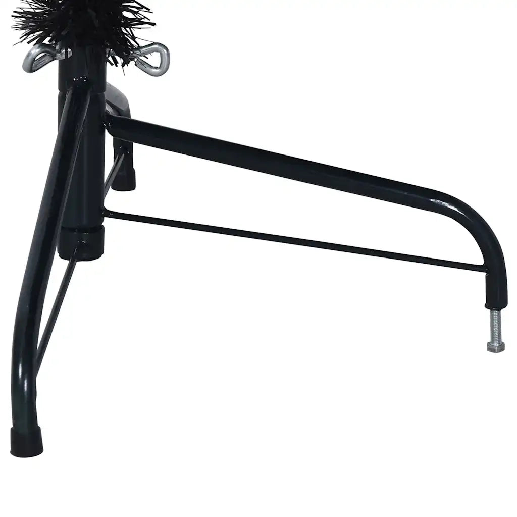 Albero di Natale Artificiale a Metà con Base Nero 180 cm PVC 344677
