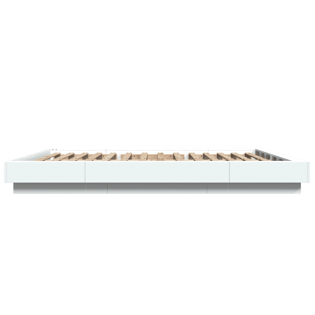Giroletto Bianco 160x200 cm in Legno Multistrato 3281175