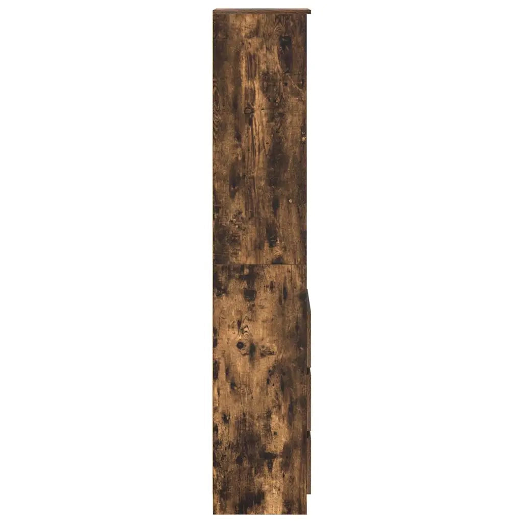 Credenza Rovere Fumo 37,5x35x180 cm in Legno Multistrato 861665