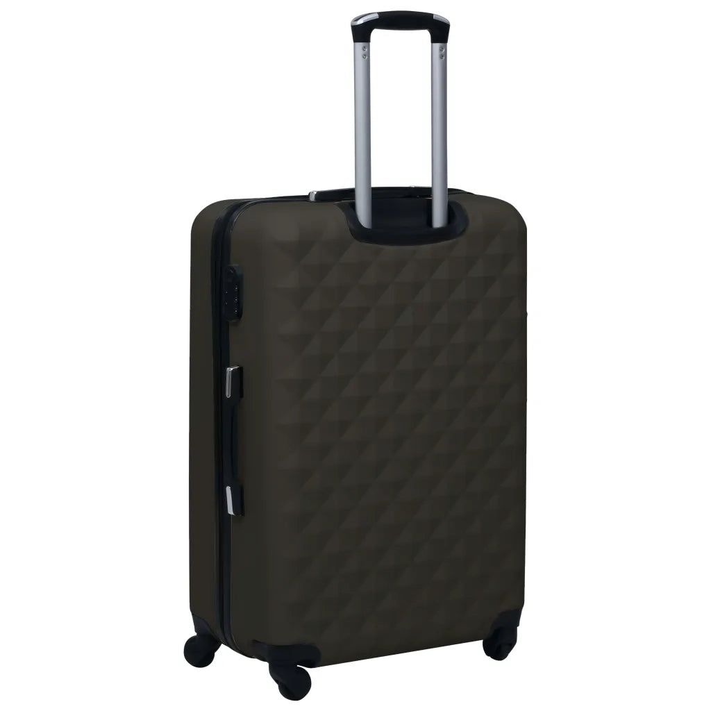 Set Valigie Trolley a Custodia Rigida 3 pz Antracite in ABS cod mxl 48806