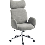 Sedia da ufficio ergonomica con poggiatesta regolabile ¨C zephmum ¨C Grigio scuro