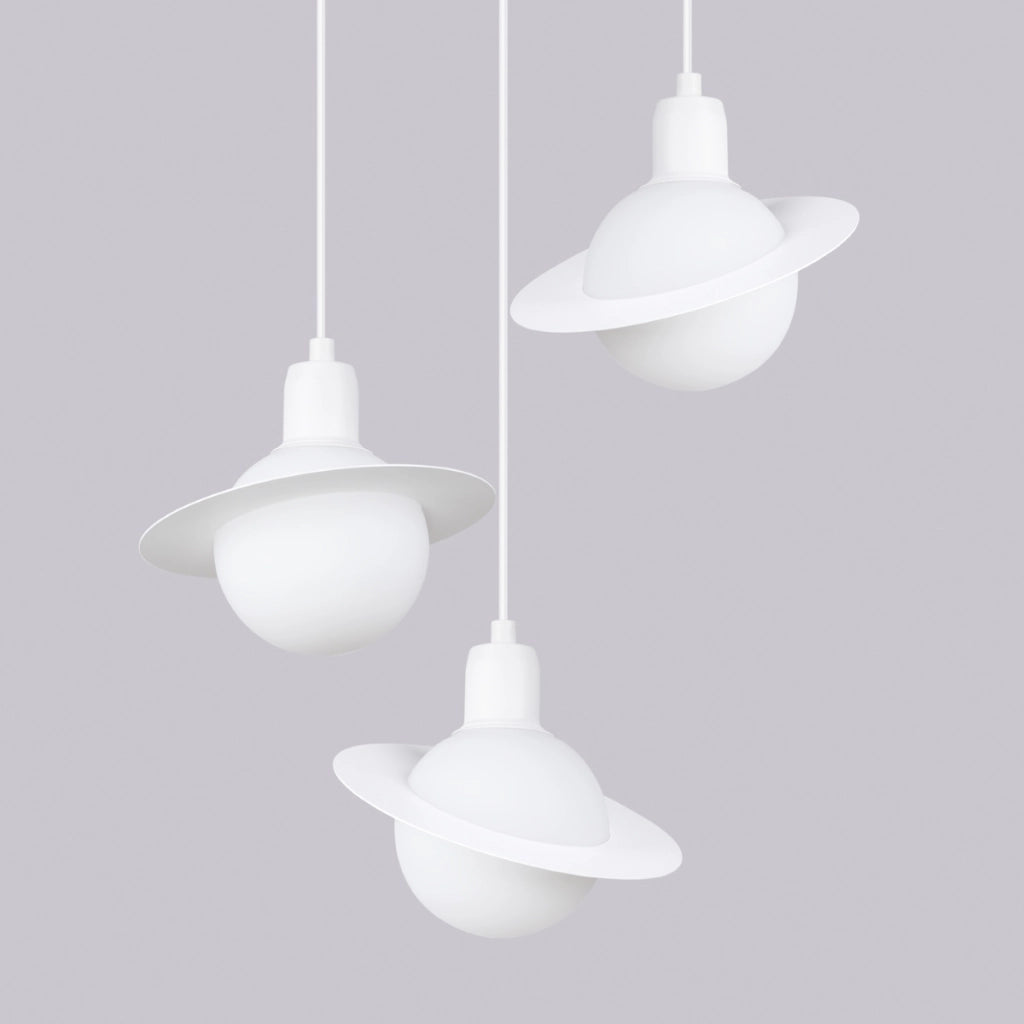 Lampada a sospensione HYPERION 1 bianco