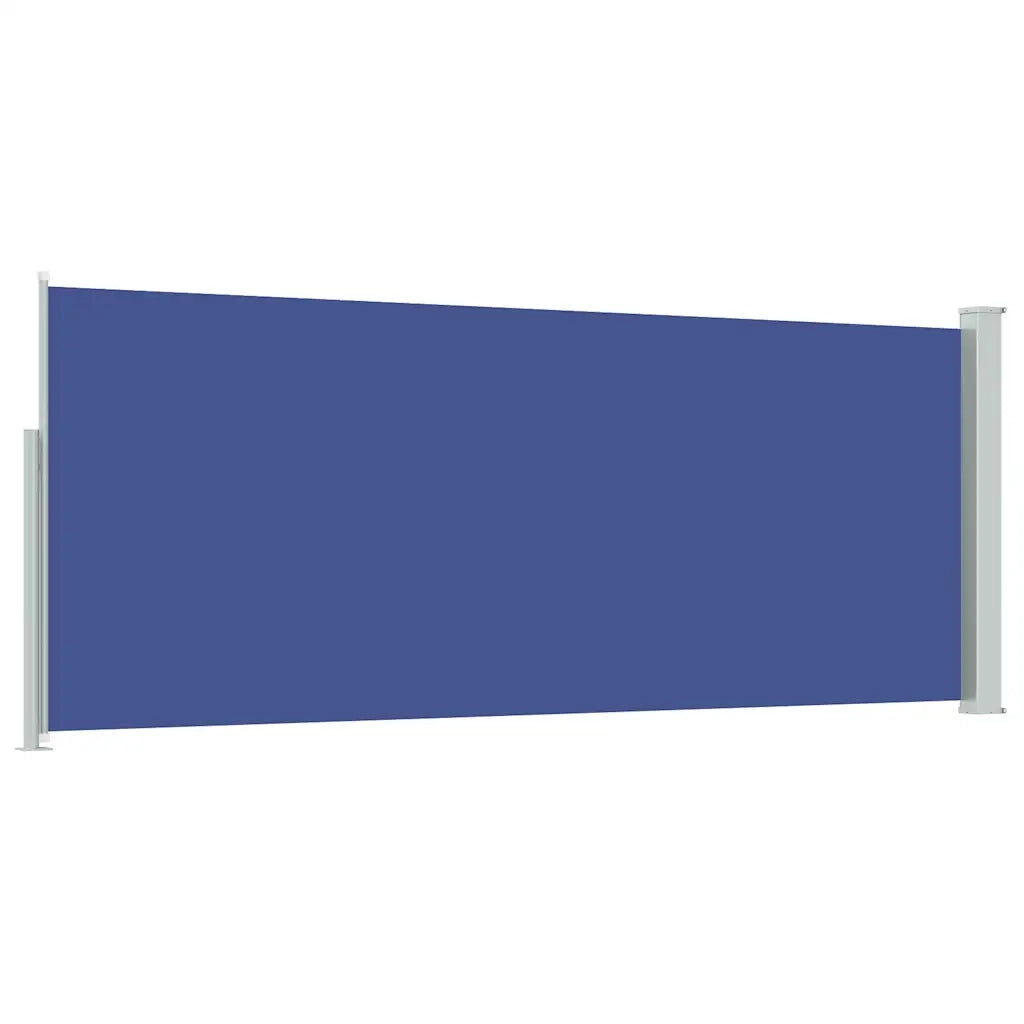 Tenda da Sole Laterale Retrattile 120 x 300 cm Blu 45361