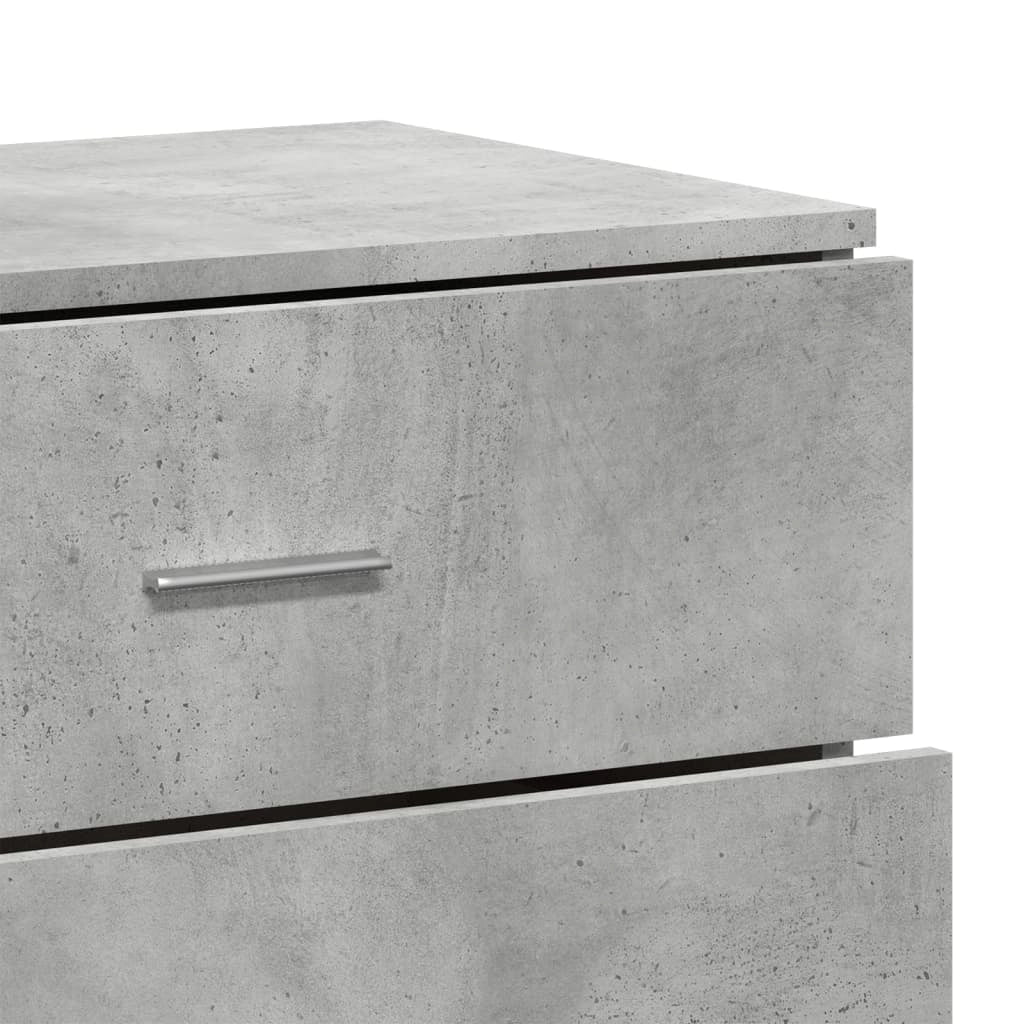 Buffet credenza cassettiera armadio mobile contenitore organizer per cucina soggiorno salotto 60 x 39 x 80 cm legno ingegnerizzato grigio 02_0031993