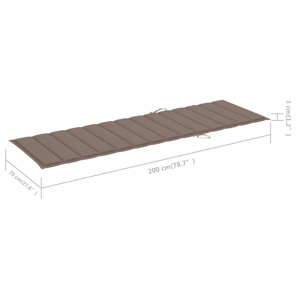 Lettino prendisole sedia a sdraio lettino prendisole letto da giardino mobili da esterno per patio 198 cm con tavolo e cuscino pino impregnato 02_0012687