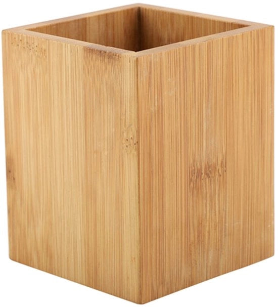 Pensolet in legno, Pensolet in bambù, Organizzatore per matite, Materiale: legno, Materiale: bambù, Dimensioni: 13 x 7,5 cm, Capacità: 12 penne, 12 matite, 1 pensolet in legno, 1 pensolet in bambù