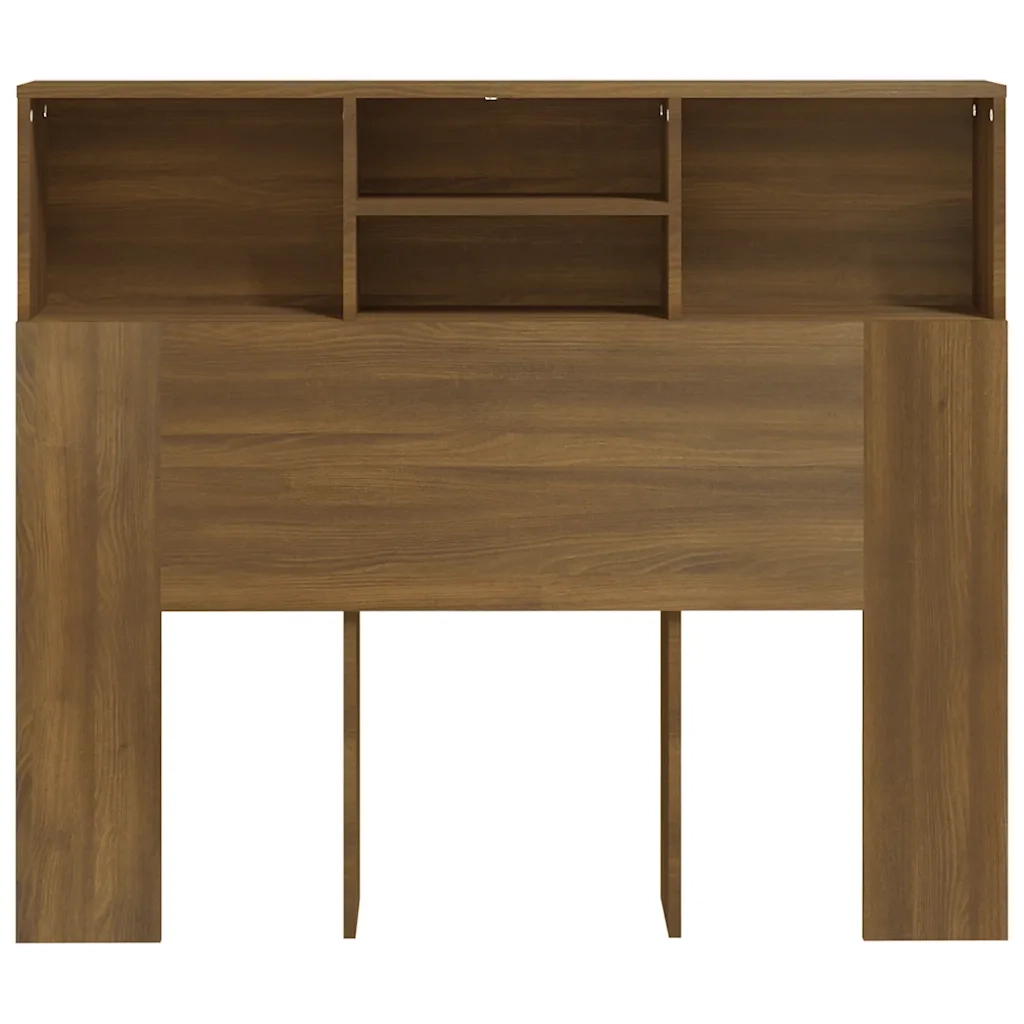 Testiera con Scomparti-Testata del letto Rovere Marrone 120x19x103,5 cm