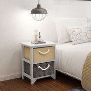 Comodini 2 pz in Legno 242889