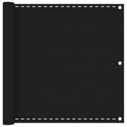 Schermo da balcone Nero 75 x 700 cm HDPE e alluminio 4003041