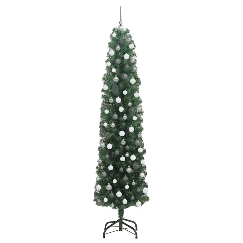 Albero di Natale artificiale con 300 LED Verde 210 cm 3394955