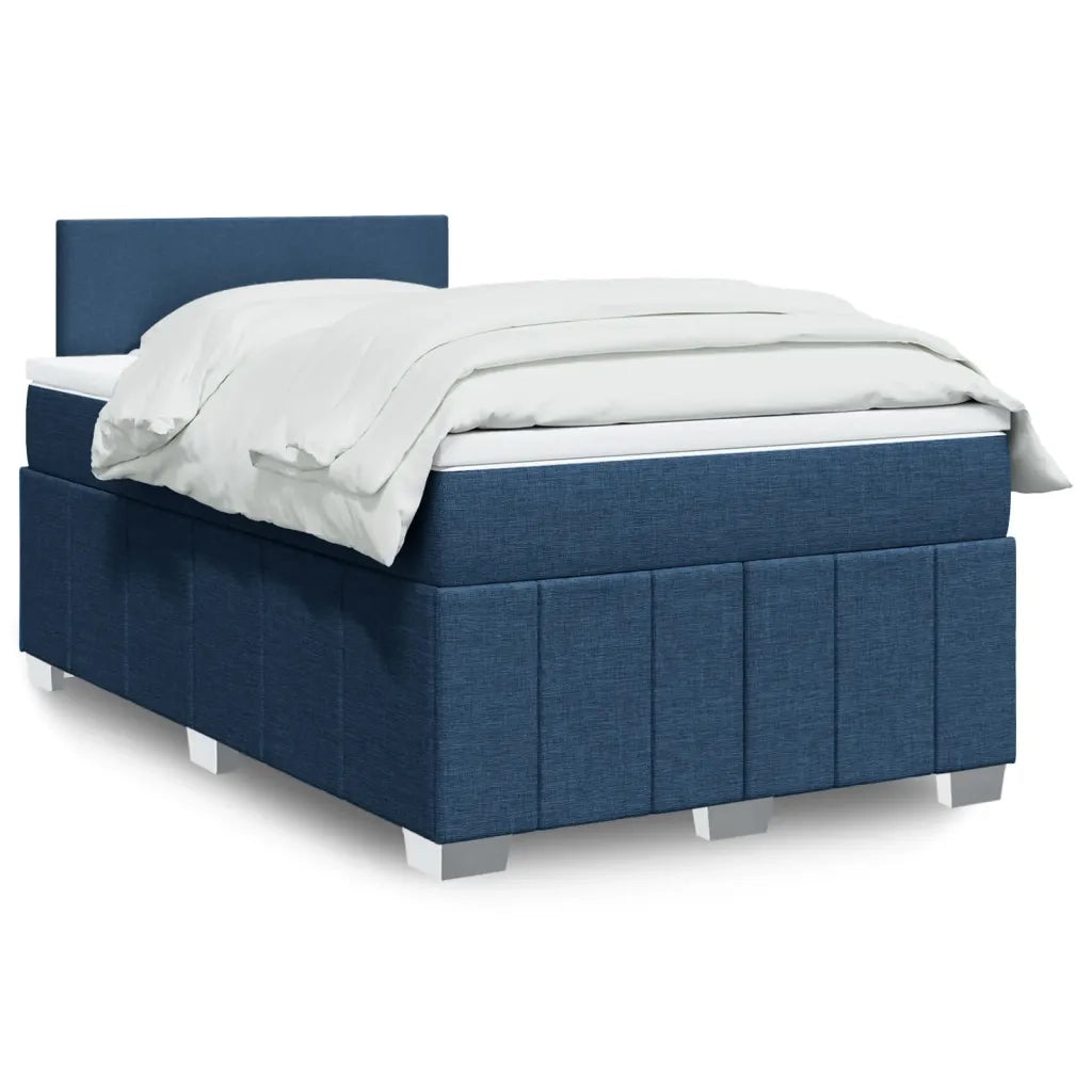Giroletto a Molle con Materasso Blu 120x190 cm in Tessuto 3289306