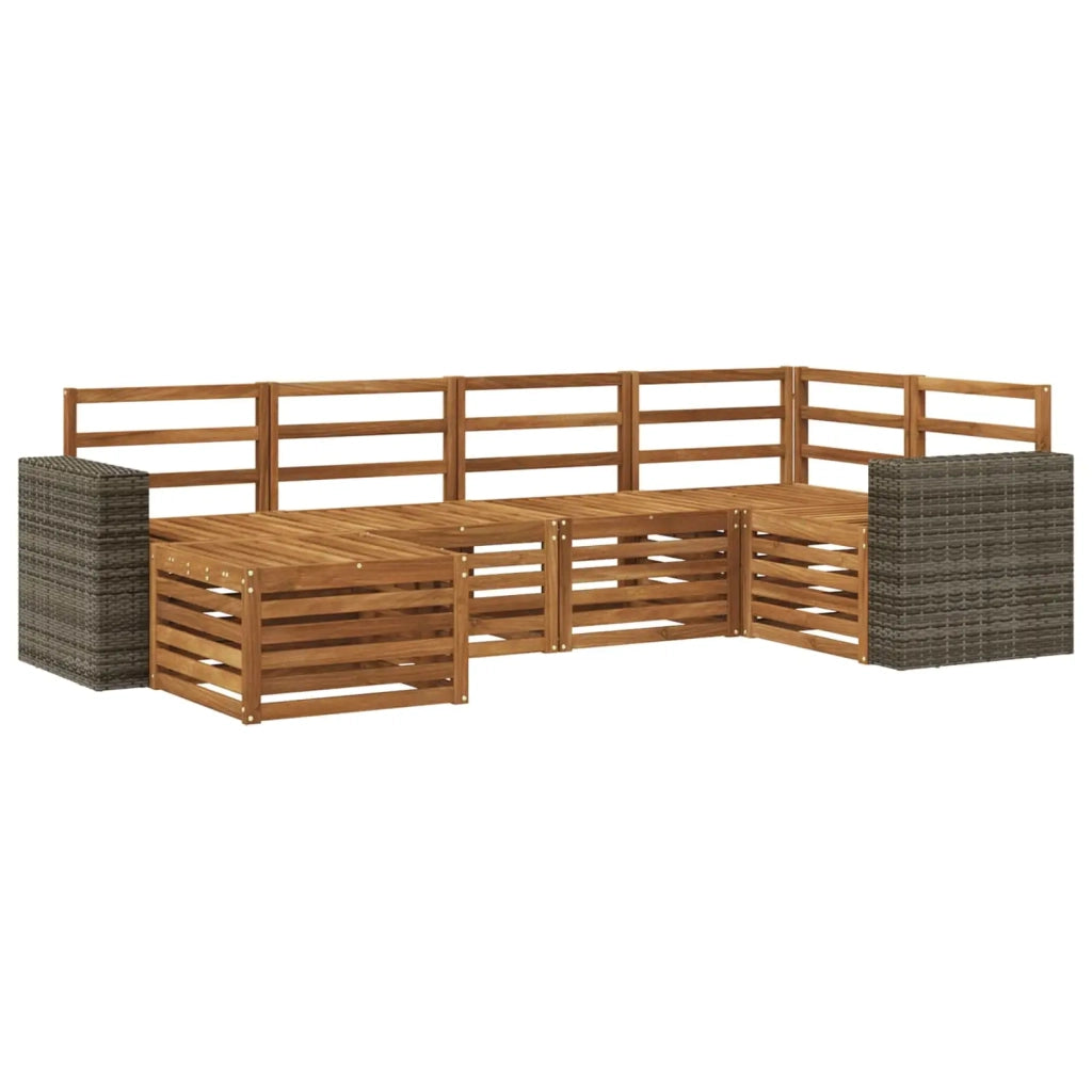 Set divano sezionale 6 pcs Naturale 3384575